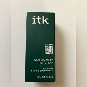 ITK - Skincare Deep Moisture Rich Cream, 2oz